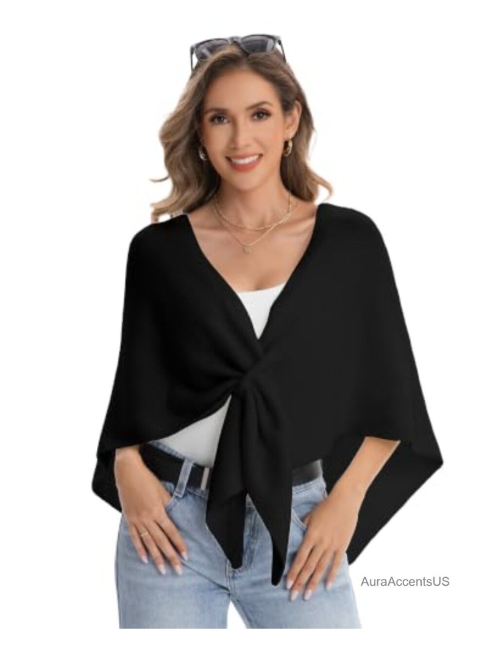 Women's Pashmina Shawl Wrap Triangle Scarf Soft Lightweight Formal Cover Up